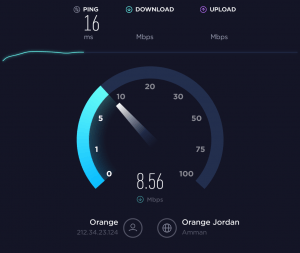 SpeedTest working قياس سرعة النت الحقيقية