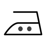 استخدام المكواة على درجة متوسطة