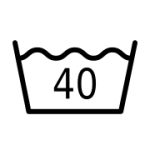 تُغسل على درجة حرارة 40 أو أقل