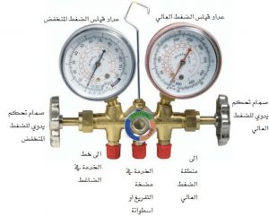 عداد الضغط كيفية تعبئة غاز المكيف