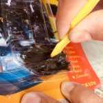 2- اخلط المادتين جيداً